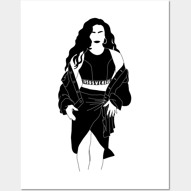 Demi Lovato | Fashion girl | Wall Art by Magic Inside